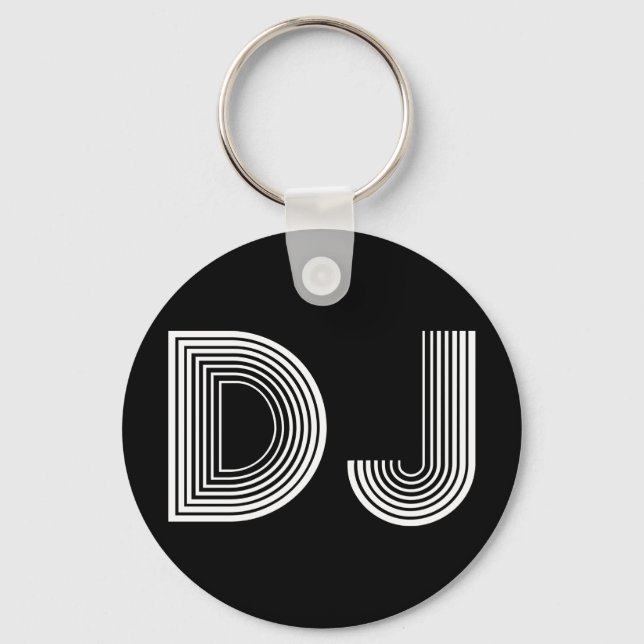vintage DJ Nyckelring (Framsida)