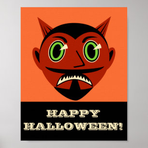 Vintage Djävulen Poster