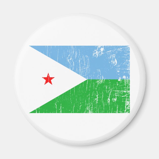 Vintage Djibouti Magnet (Framsidan)