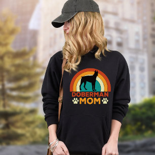 Vintage Doberman Hund Mamma Sunset T Shirt