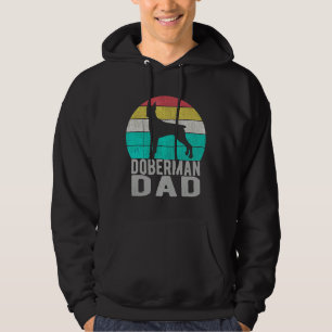 Vintage Doberman Pinscher Pappa Retro Hoodie