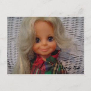 Vintage Docka - vykort