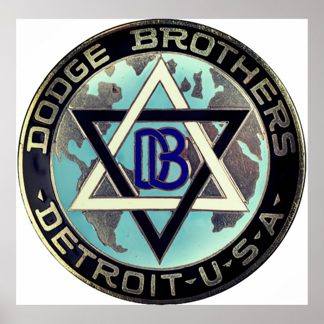 Vintage Dodge Brothers Poster (Framsidan)