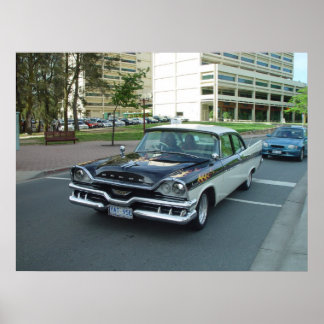 Vintage Dodge Car Poster