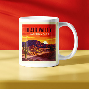 Vintage Dödsdalen nationalpark Kaffemugg