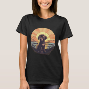 Vintage Doft vid solnedgång T-shirt