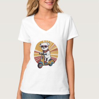 Vintage Doft vid solnedgång T-shirt