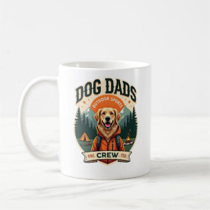 Vintage Dog Dads Utomhus Sport Crew Golden Retrie Kaffemugg