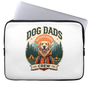 Vintage Dog Dads Utomhus Sport Crew Golden Retrie Laptop Fodral
