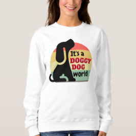 Vintage Doggy Hund Djurälskare T Shirt