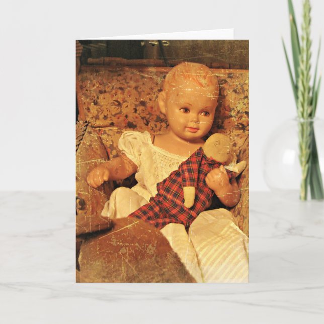 Vintage Doll Kort (Framsida)