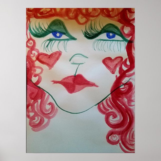 Vintage Doll Vibes Poster (Framsidan)