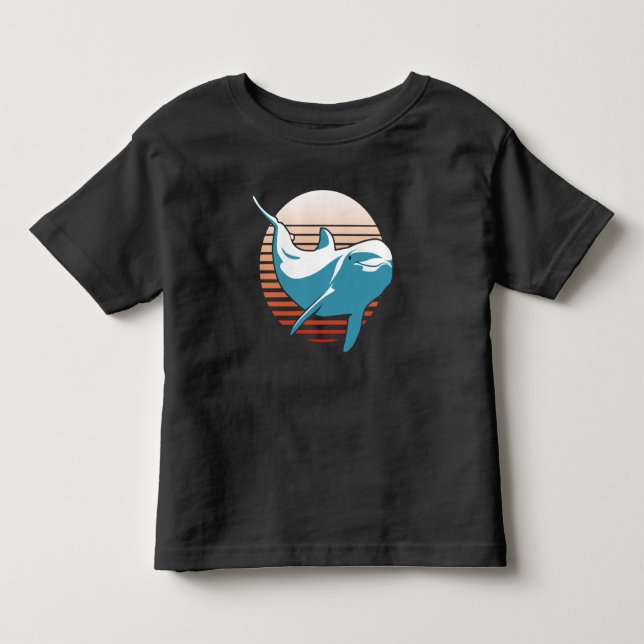 Vintage Dolphin T Shirt (Framsida)