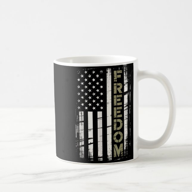 Vintage Dom amerikansk flagga  Kaffemugg (Höger)