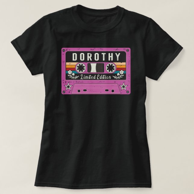 Vintage Dorothy Namn T Shirt (Design framsida)