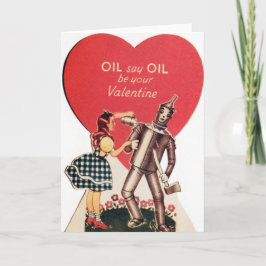 Vintage Dorothy och Tinmanvalentin kort för dag