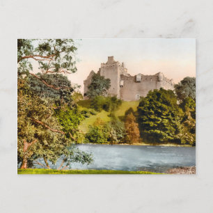 Vintage Doune Castle Scotland Vykort
