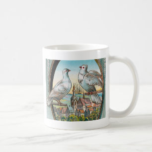vintage Doves Kaffemugg