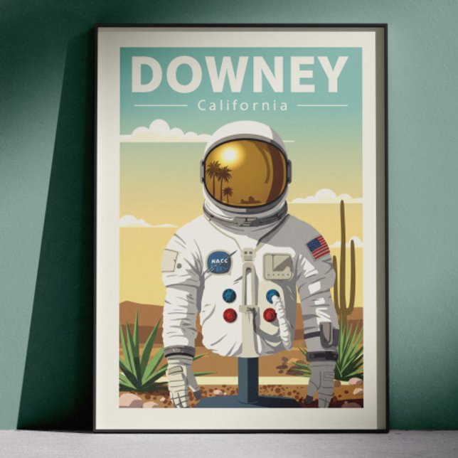 Vintage Downey Kalifornien Poster (Skapare uppladdad)