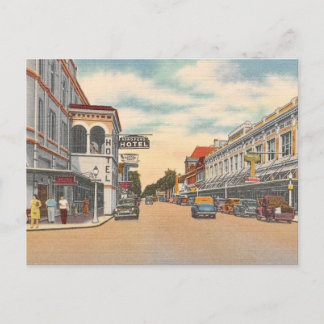 Vintage Downtown Ft. Myers FL Vykort