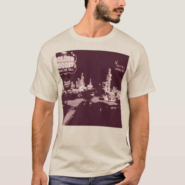 Vintage Downtown Las Vegas T-shirt (Framsida)