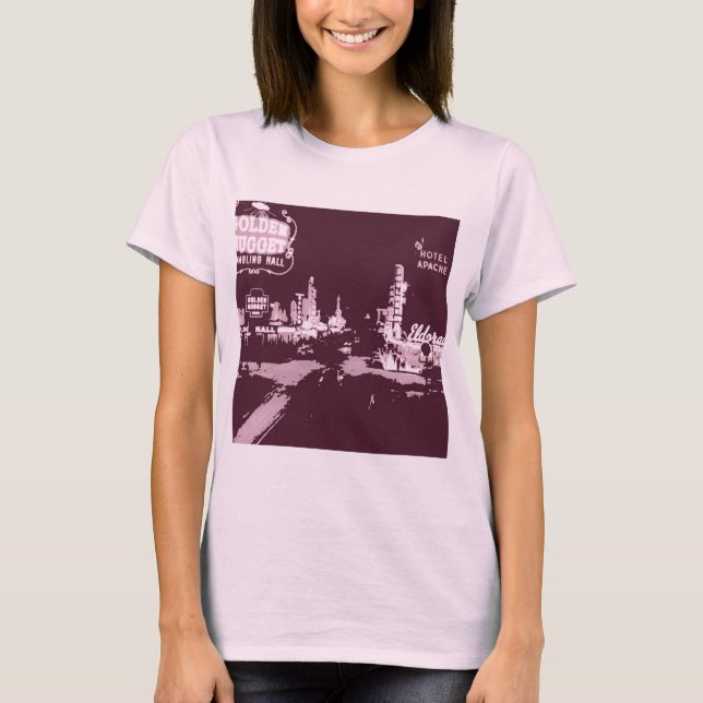 Vintage Downtown Las Vegas T-shirt (Framsida)