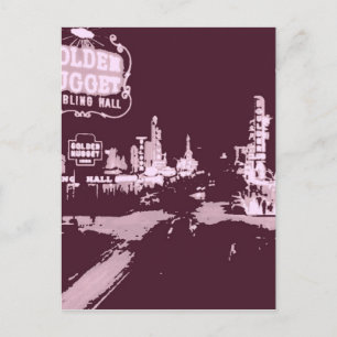 Vintage Downtown Las Vegas Vykort