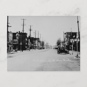 Vintage Downtown St. Clair, Michigan Vykort
