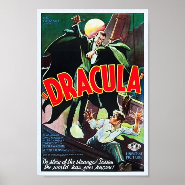 Vintage Dracula Poster (Framsidan)