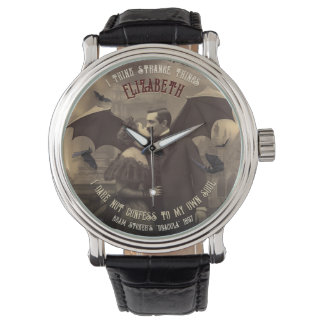 Vintage Dracula Victorian Vampire Kiss Gothic Armbandsur