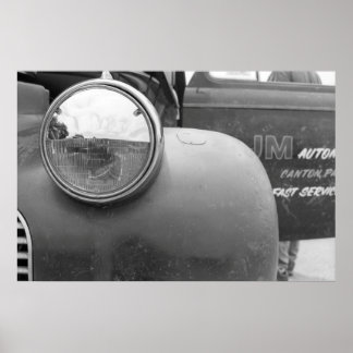 Vintage Drag - Lastbil gasser Poster