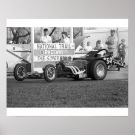 Vintage Drag - Pussy Cat Roadster Poster