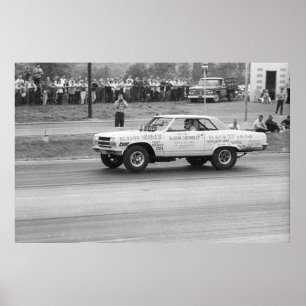 Vintage Drag-Tävla - Slaton Shaker Chevelle A/FX Poster