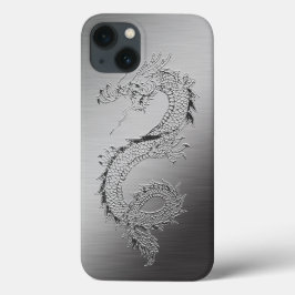 Vintage Dragon Brushed Metall-utseende