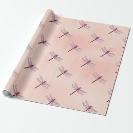 Vintage Dragonflies Series Design 2 -> Vintage Tr Presentpapper