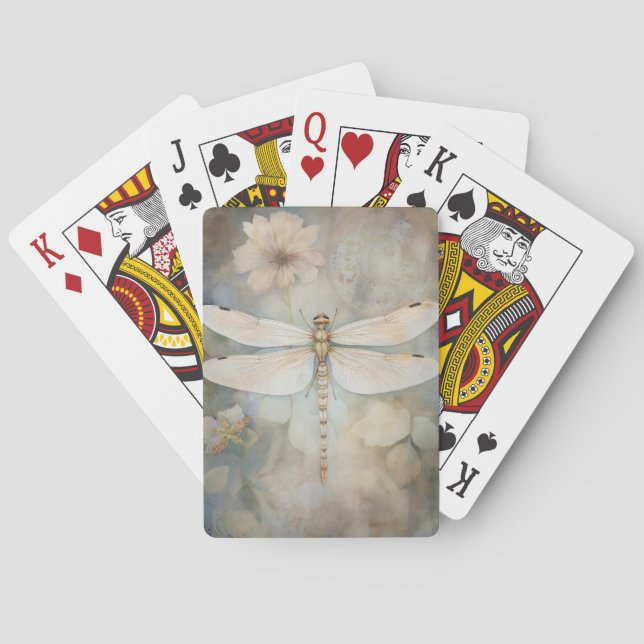 Vintage Dragonfly Casinokort (Baksidan)