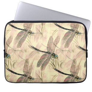 Vintage Dragonfly-utskrift Laptop Fodral
