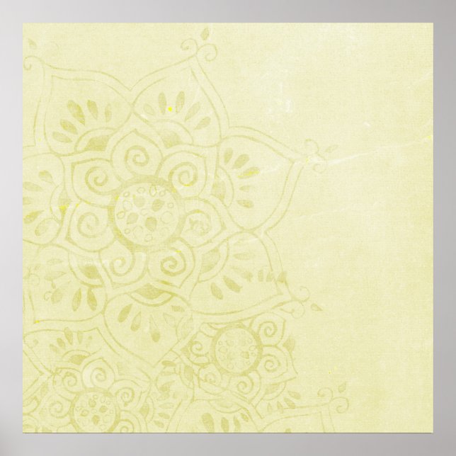 Vintage Dream Beige BackDrop Canvas Poster (Framsidan)