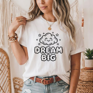 Vintage Dream Big Cloud SVG Unisex Tröja