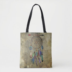 Vintage Dreamcatcher II Boho Stil Tygkasse