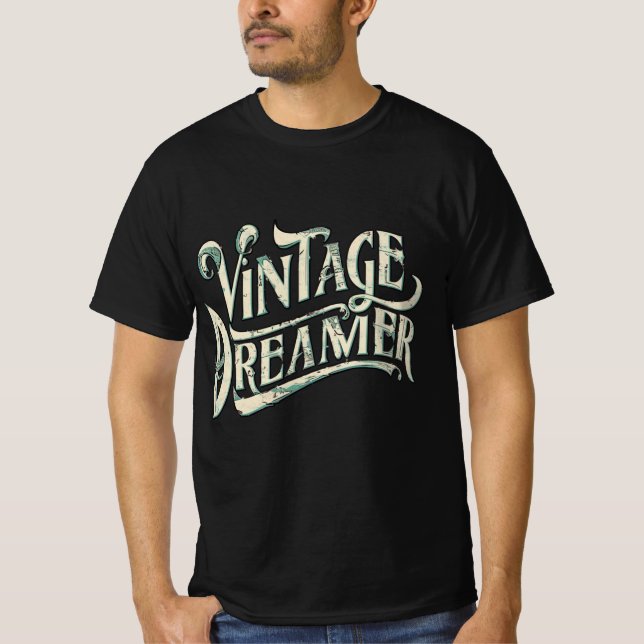 Vintage Dreamer T Shirt (Framsida)