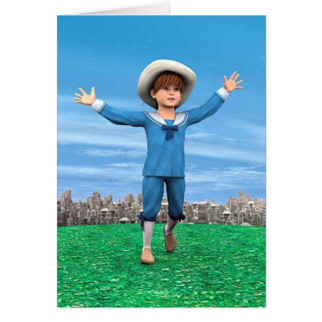 Vintage Dreams Hälsningskort (Framsidan)