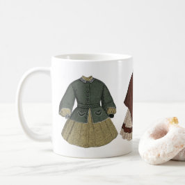 Vintage Dress Illustration Kaffemugg