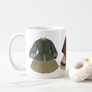 Vintage Dress Illustration Kaffemugg