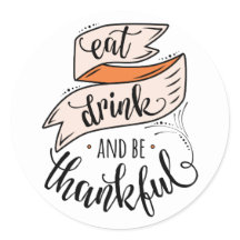 Vintage Drick och var tacksam Thanksgiving