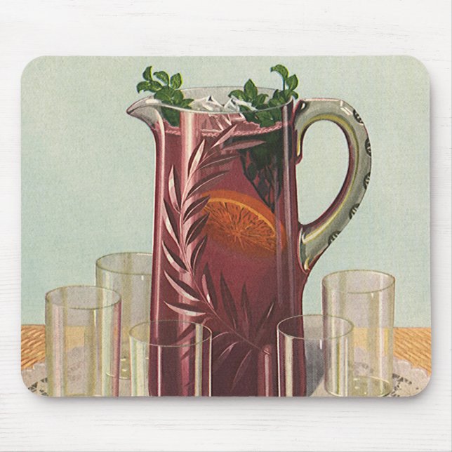 Vintage Drinks and Beverages, Pitcher of Sangria Musmatta (Framsidan)