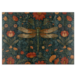 Vintage Dronfly orange blommigt greenery boho chic