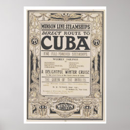 Vintage drottning av Antilles reseposter Poster