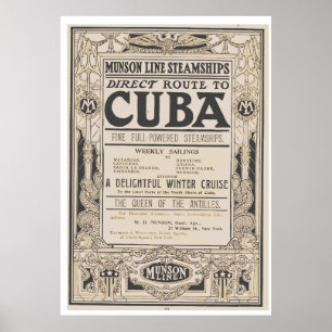 Vintage drottning av Antilles reseposter Poster
