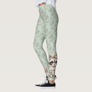 Vintage DTagecore Raccoon Pastel Leggings